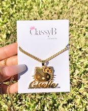 Load image into Gallery viewer, CUSTOM H. KITTY NAMEPLATE