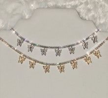 Load image into Gallery viewer, BUTTERFLY CHARMS CHOKER